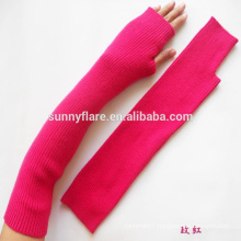 OEM High Quality Women 100% Cashmere Fingerless Gloves